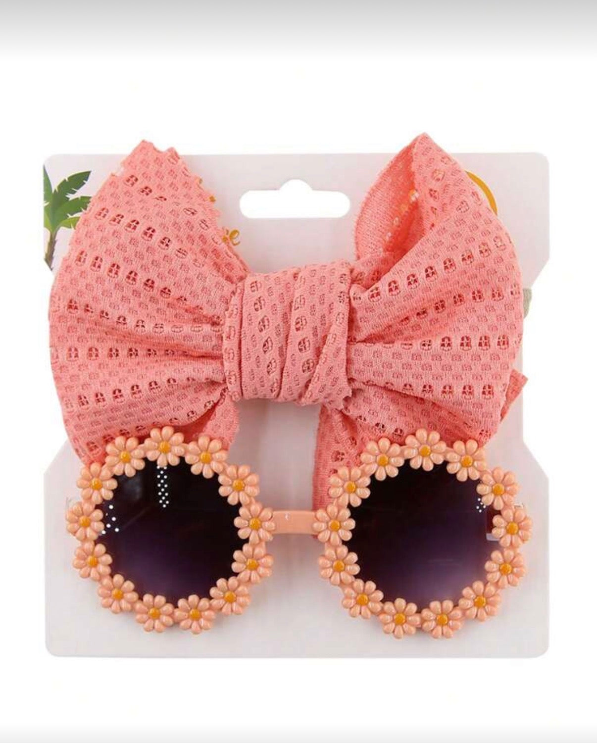 Orange Sunglasses & Headband Set