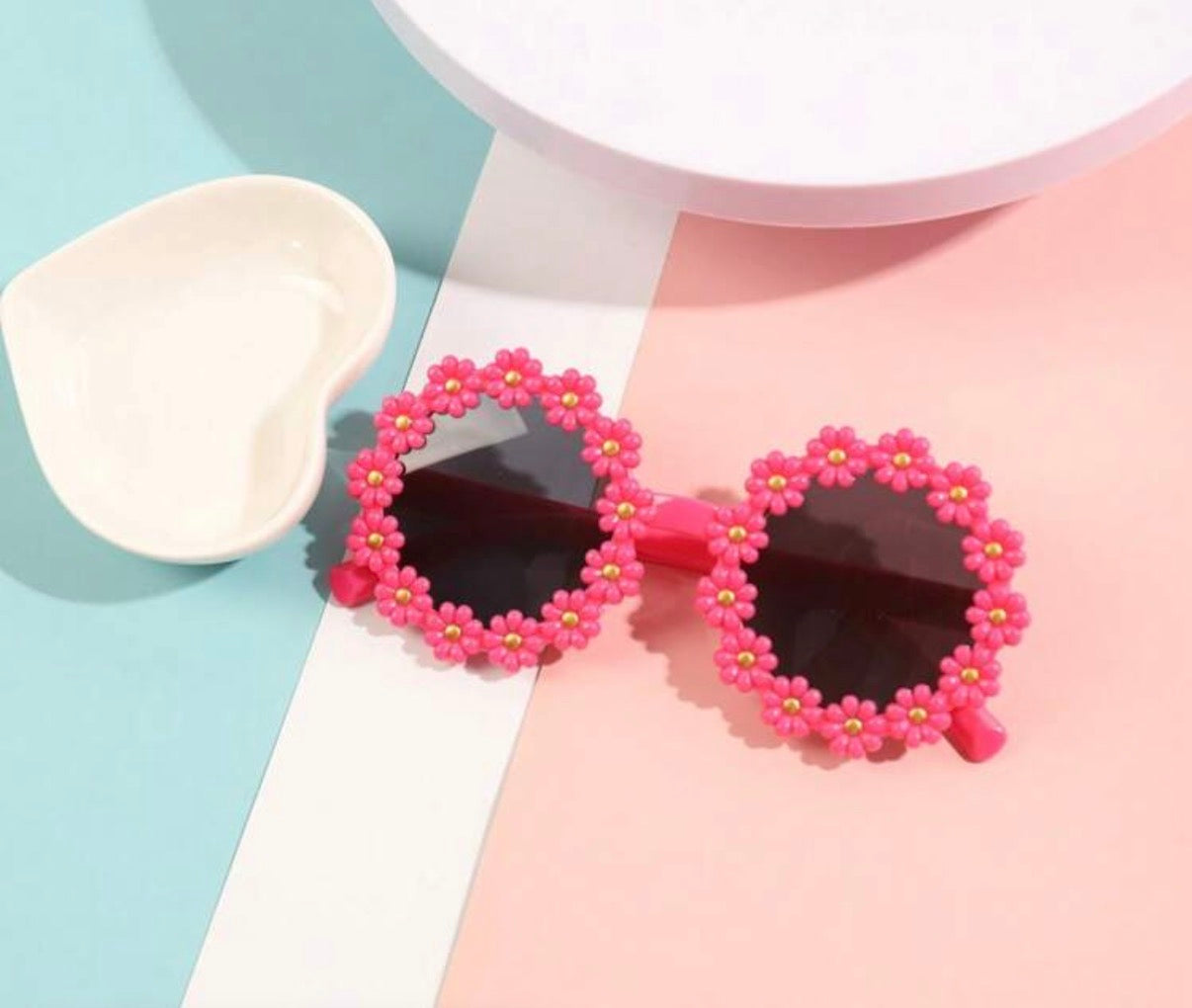 Floral Pink Sunglasses