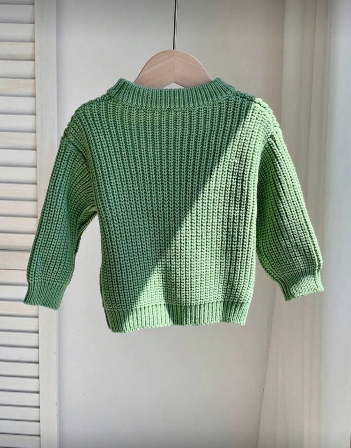 Green Knit Pullover