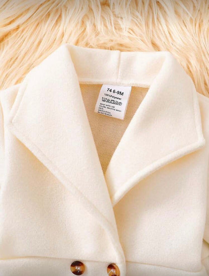 Beige Longline Windbreaker Coat Jacket