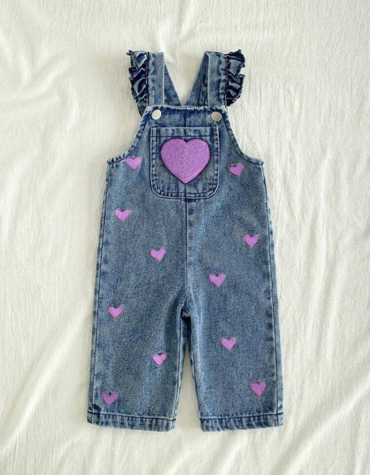 Heart Jeans Overall
