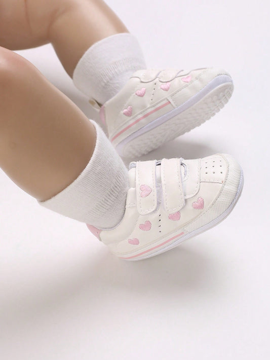 White Heart Soft Anti Slip Sneakers