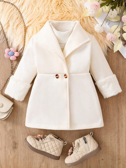 Beige Longline Windbreaker Coat Jacket