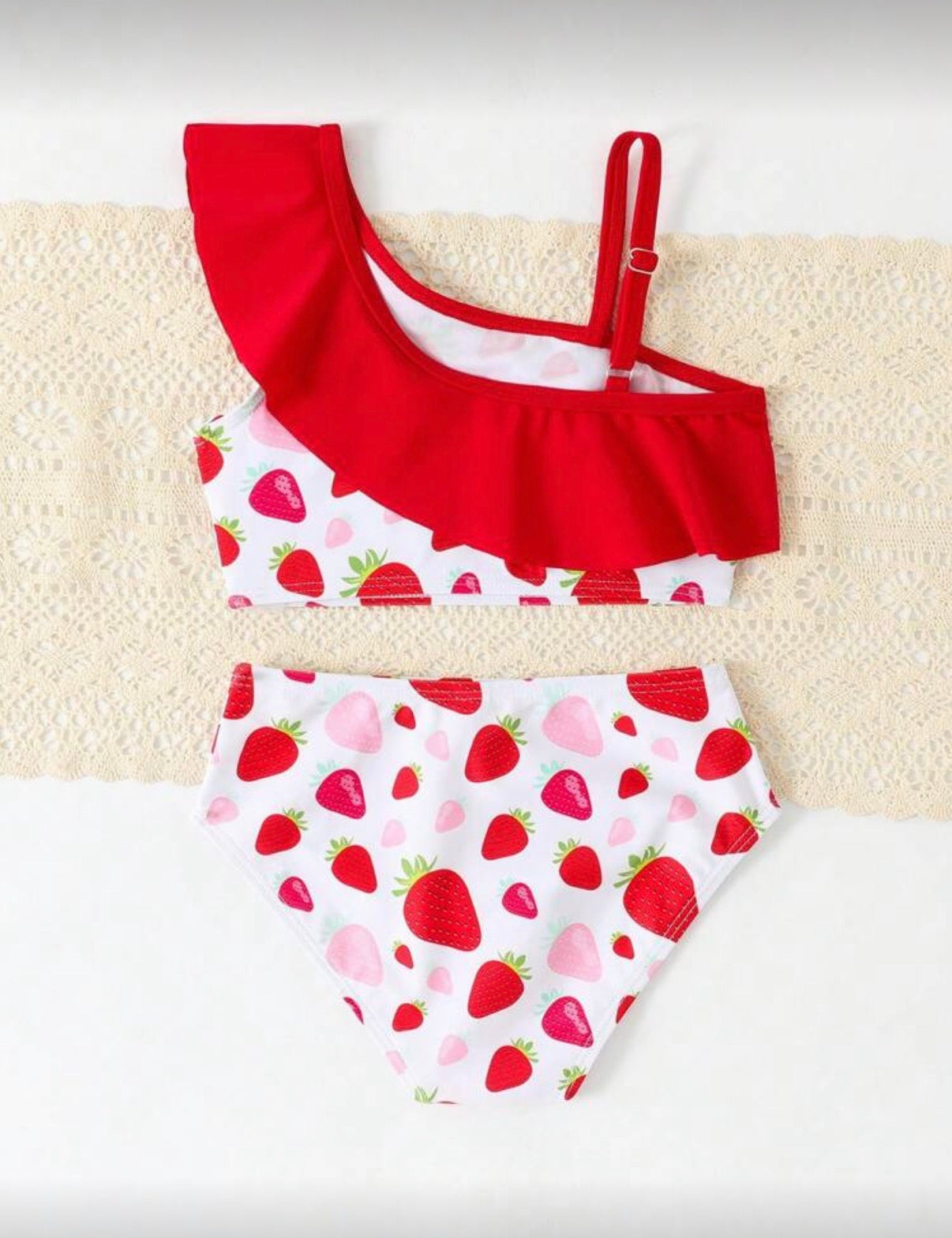 2 Pcs Strawberry Bikini Set