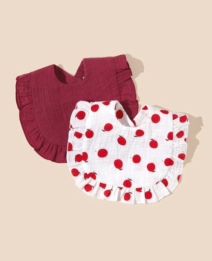 2 Pcs Soft Bibs