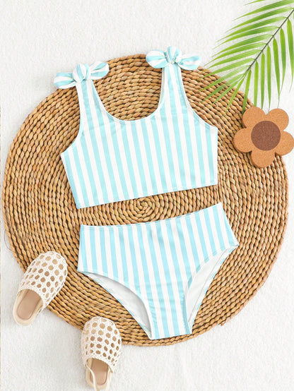 Striped Bikini Set