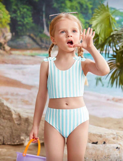 Striped Bikini Set