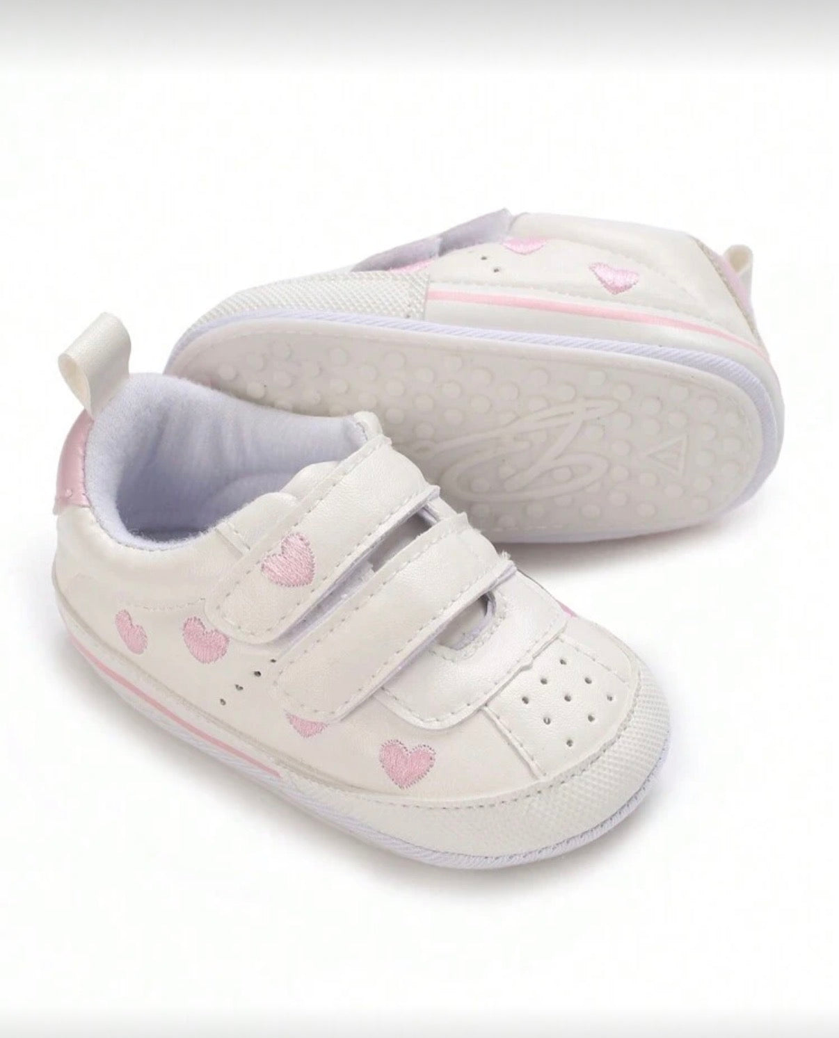 White Heart Soft Anti Slip Sneakers