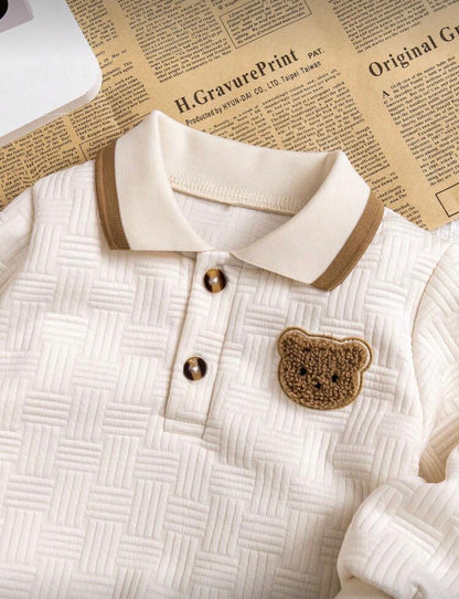 2 Pcs Jacquard Set ( Sweatshirt & Pants )