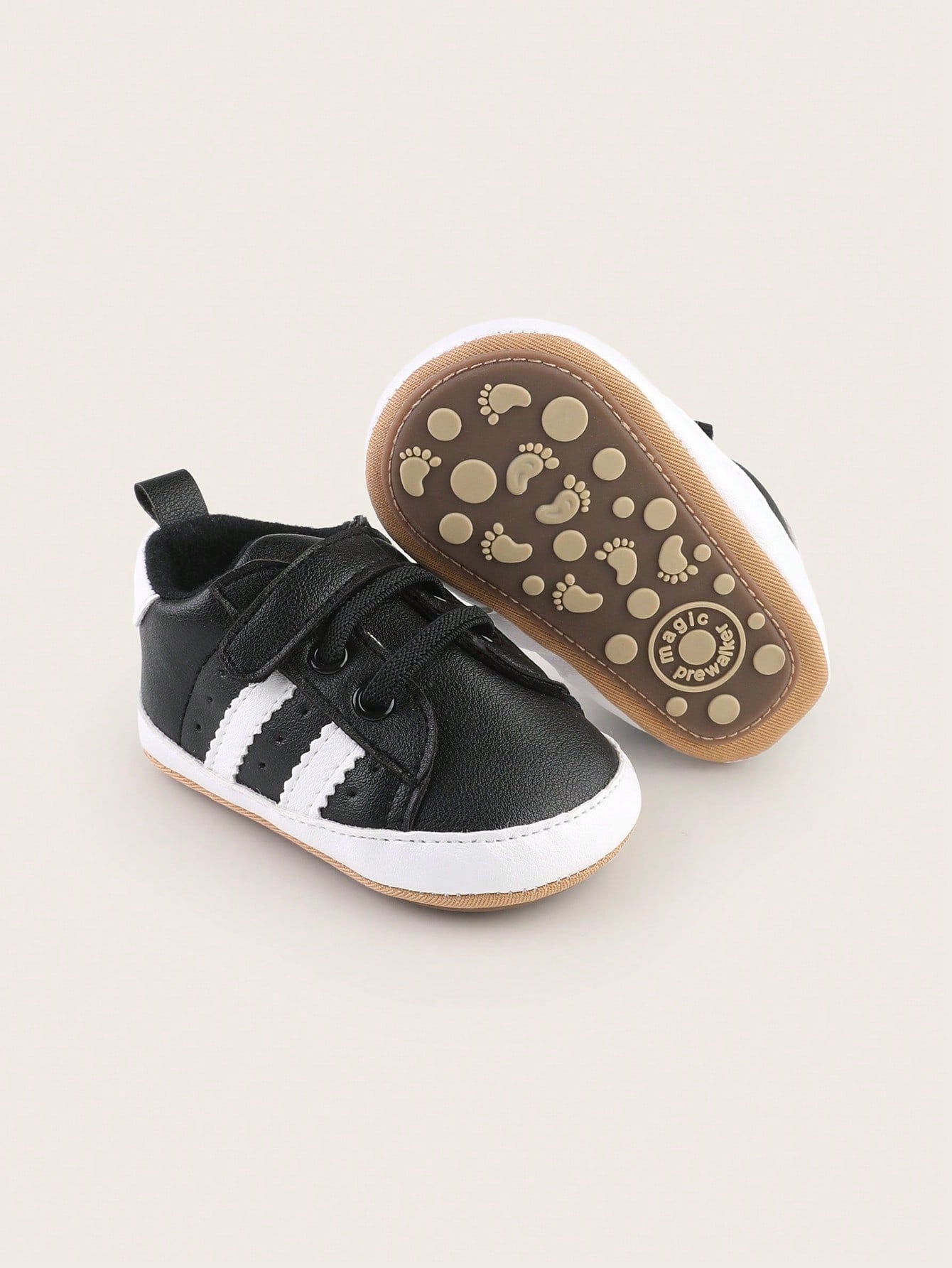 Black Leather Sneakers