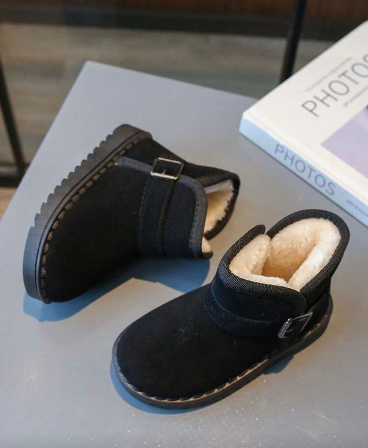 Black Warm Thermal Boot