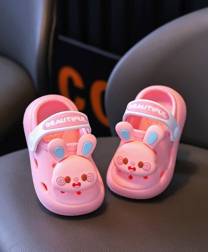 Pink Cartoon Crocs