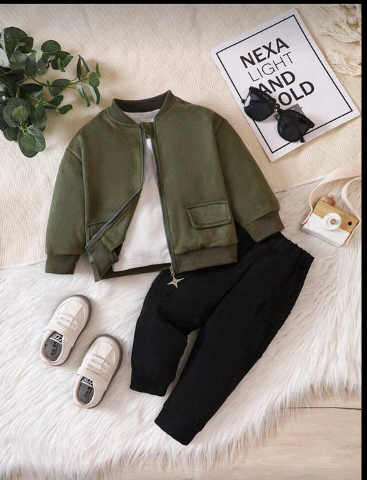 2 pcs set ( jacket and pants only )