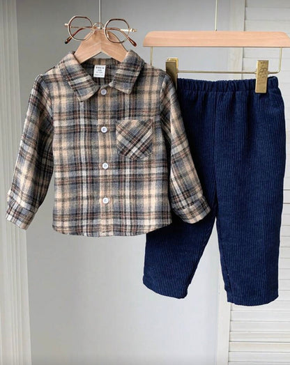 2 Pcs Set ( Thick Shirt & Pants )