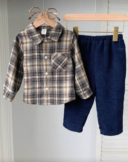 2 Pcs Set ( Thick Shirt & Pants )