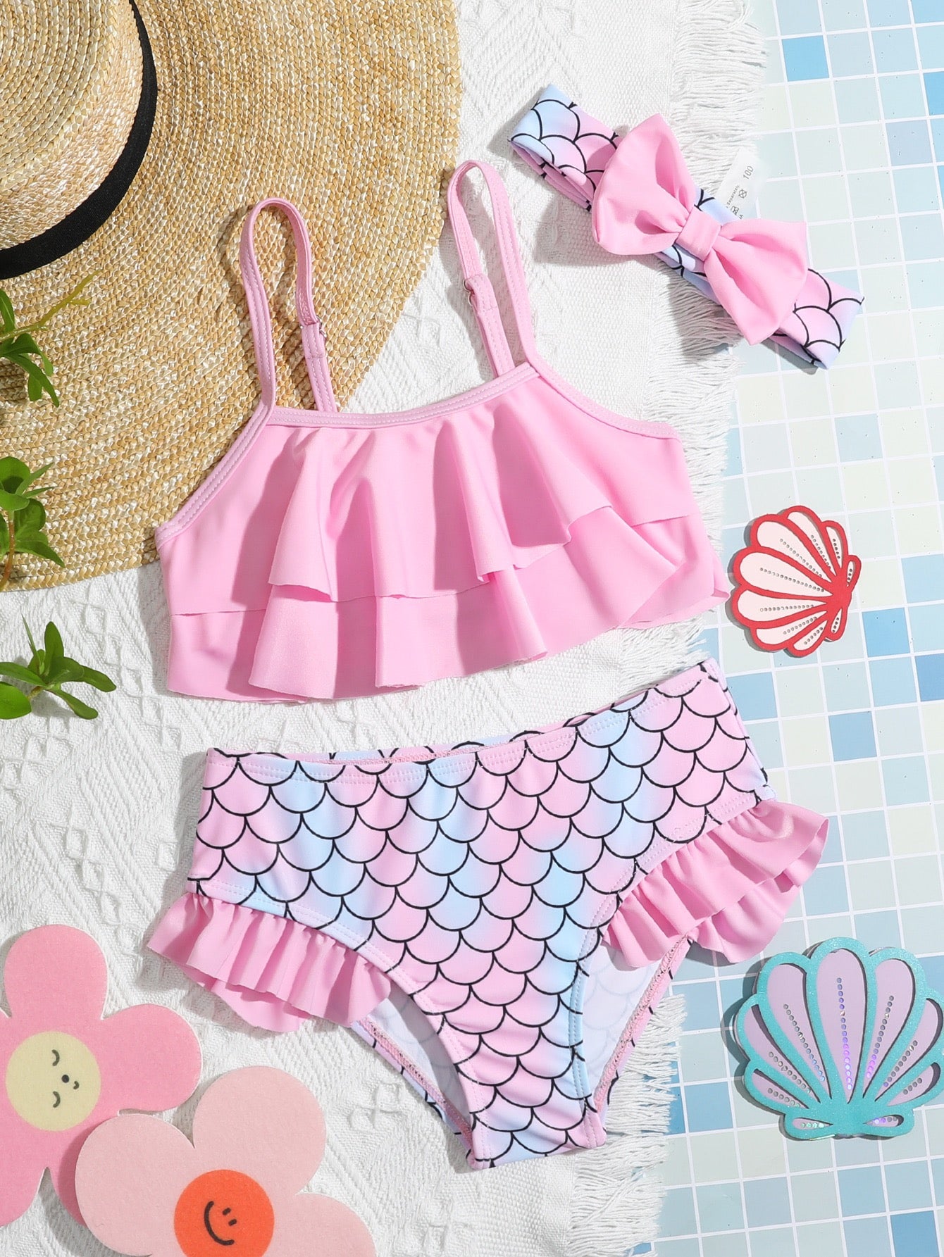 Fish Pink Bikini Set