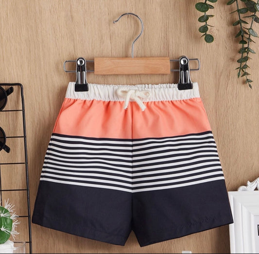Striped Swim Short