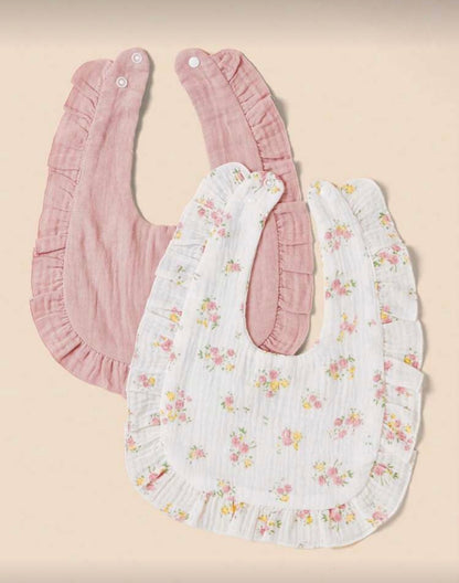 2 Pcs Soft Bibs