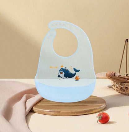 Whale Silicon Bib