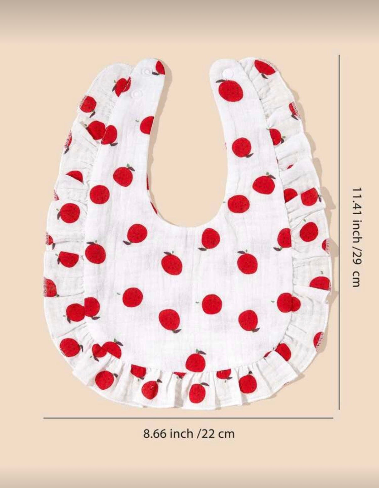 2 Pcs Soft Bibs