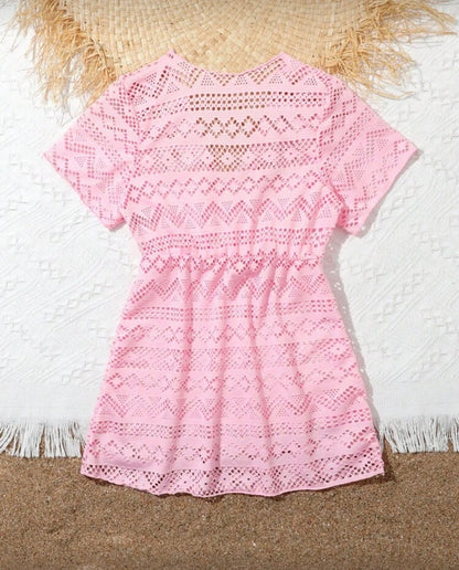Pink Cover Up For Beach
