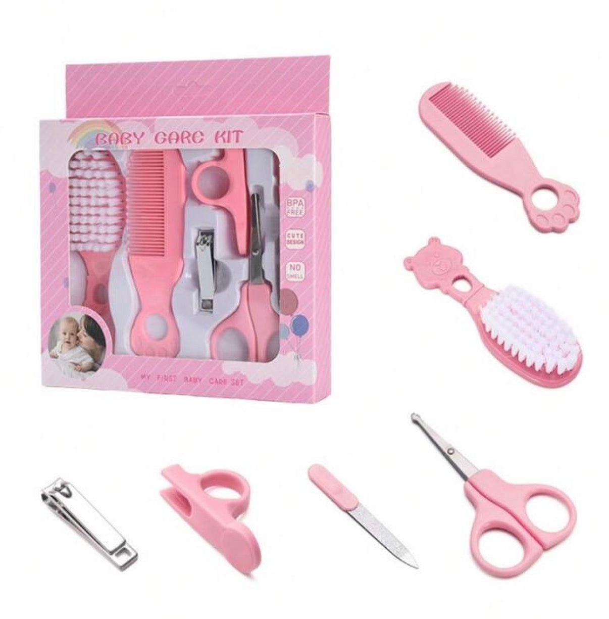 Baby Pink Care Kit 6 Pcs