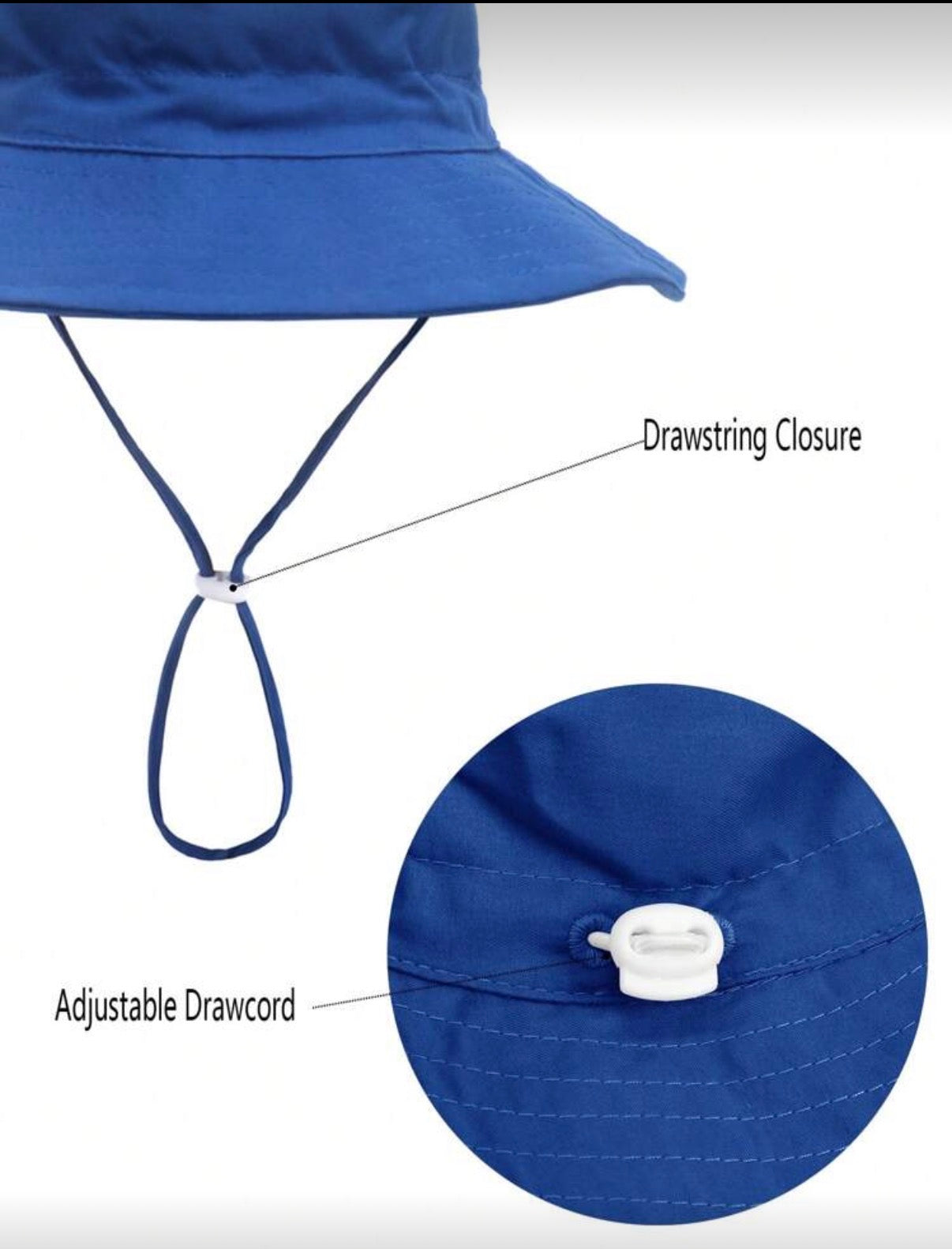 Blue 2 Pcs Set ( Hat & Sunglasses )