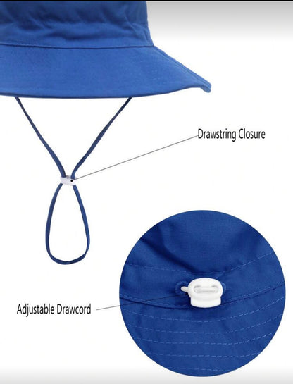 Blue 2 Pcs Set ( Hat & Sunglasses )