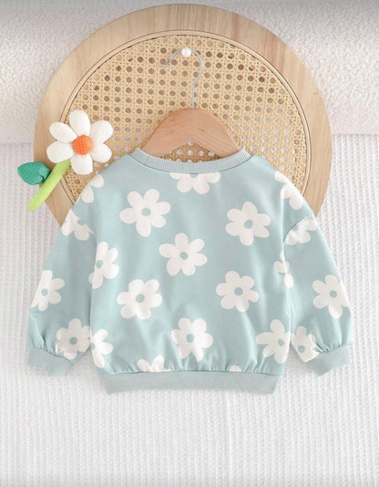 Mint Sweatshirt For Spring