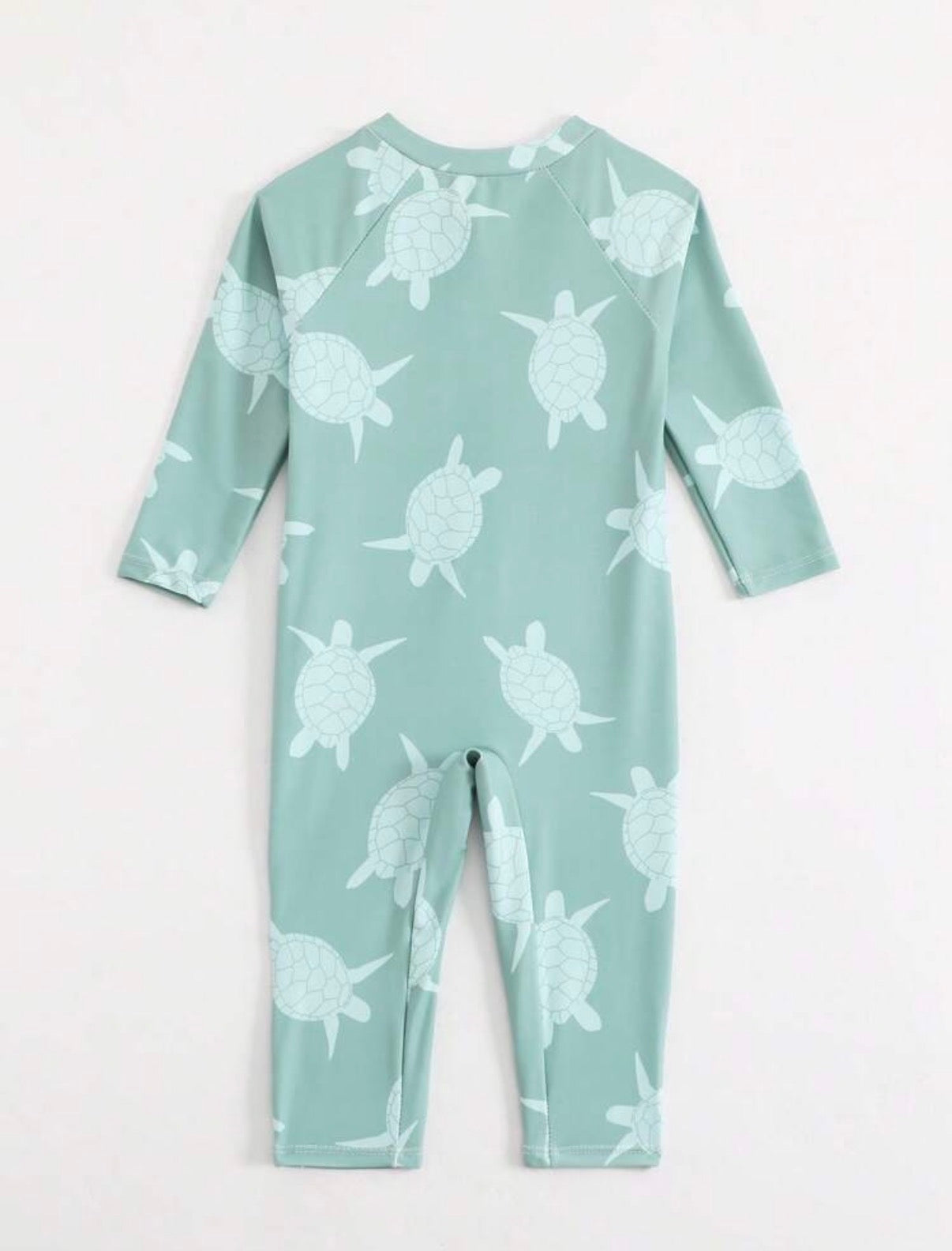 Green Long Sleeve Swimsuit