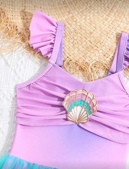 One Piece Shell Swimsuit