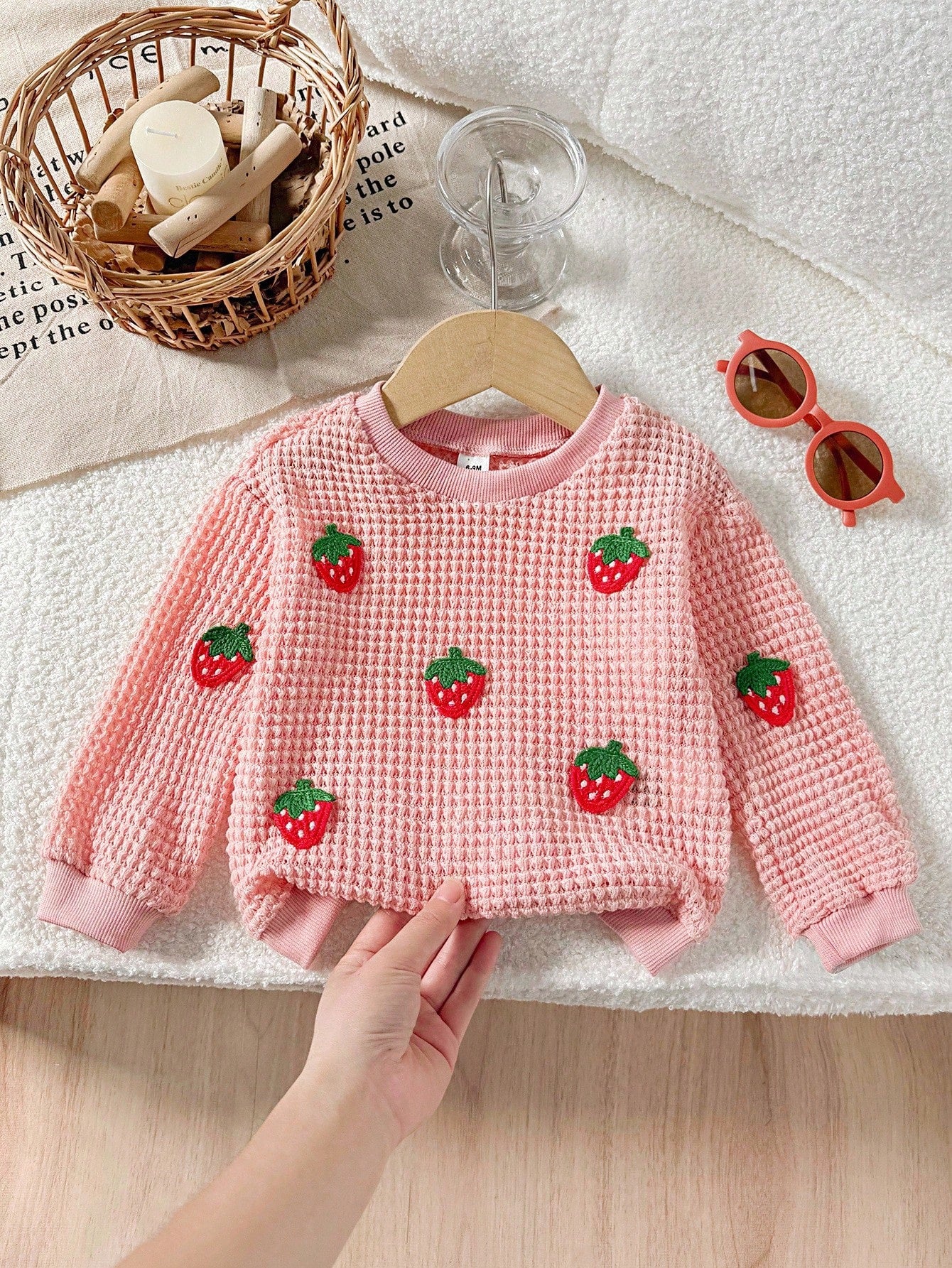 Pink Strawberry Sweatshirt