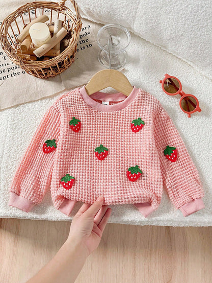 Pink Strawberry Sweatshirt