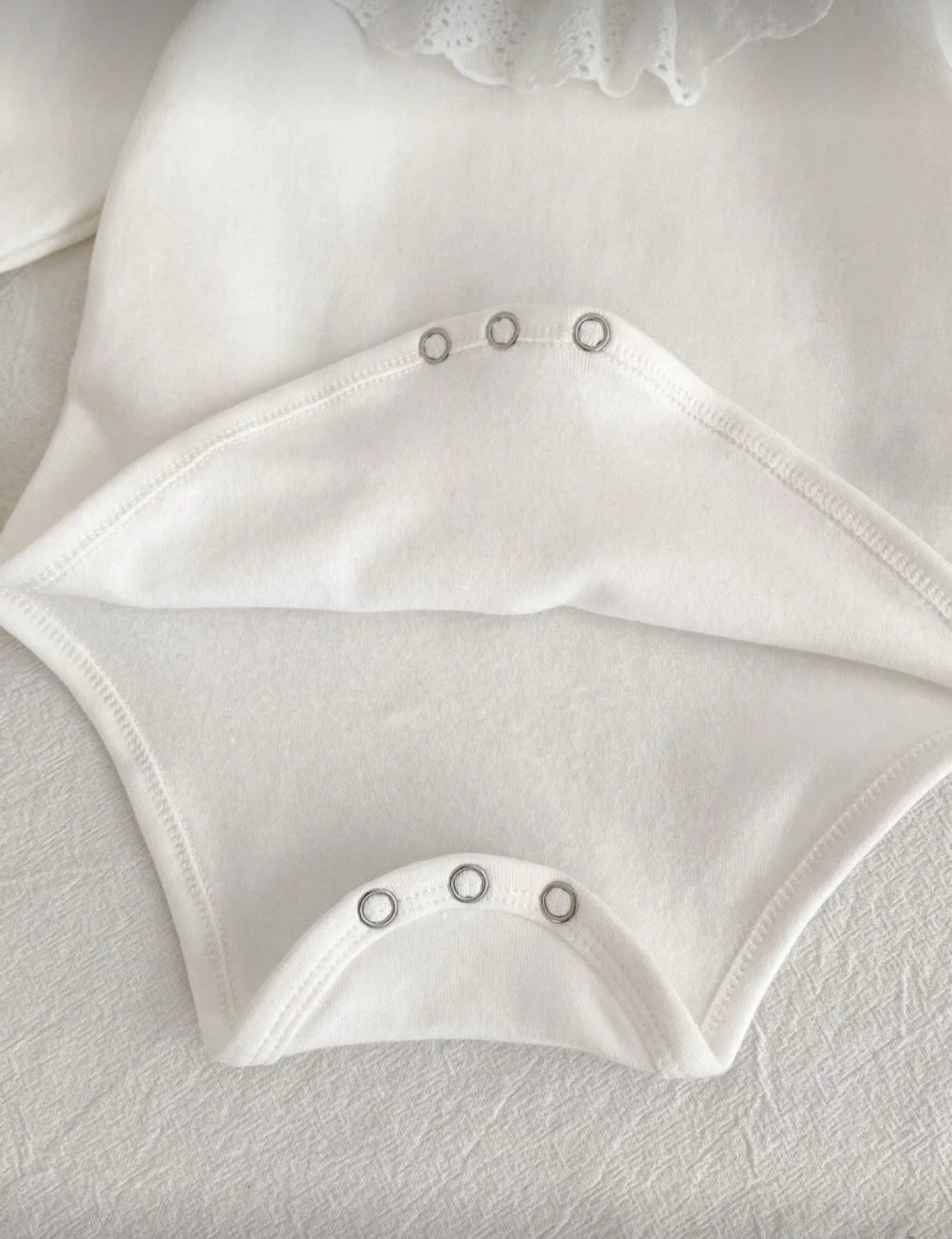 White Floral Bodysuit