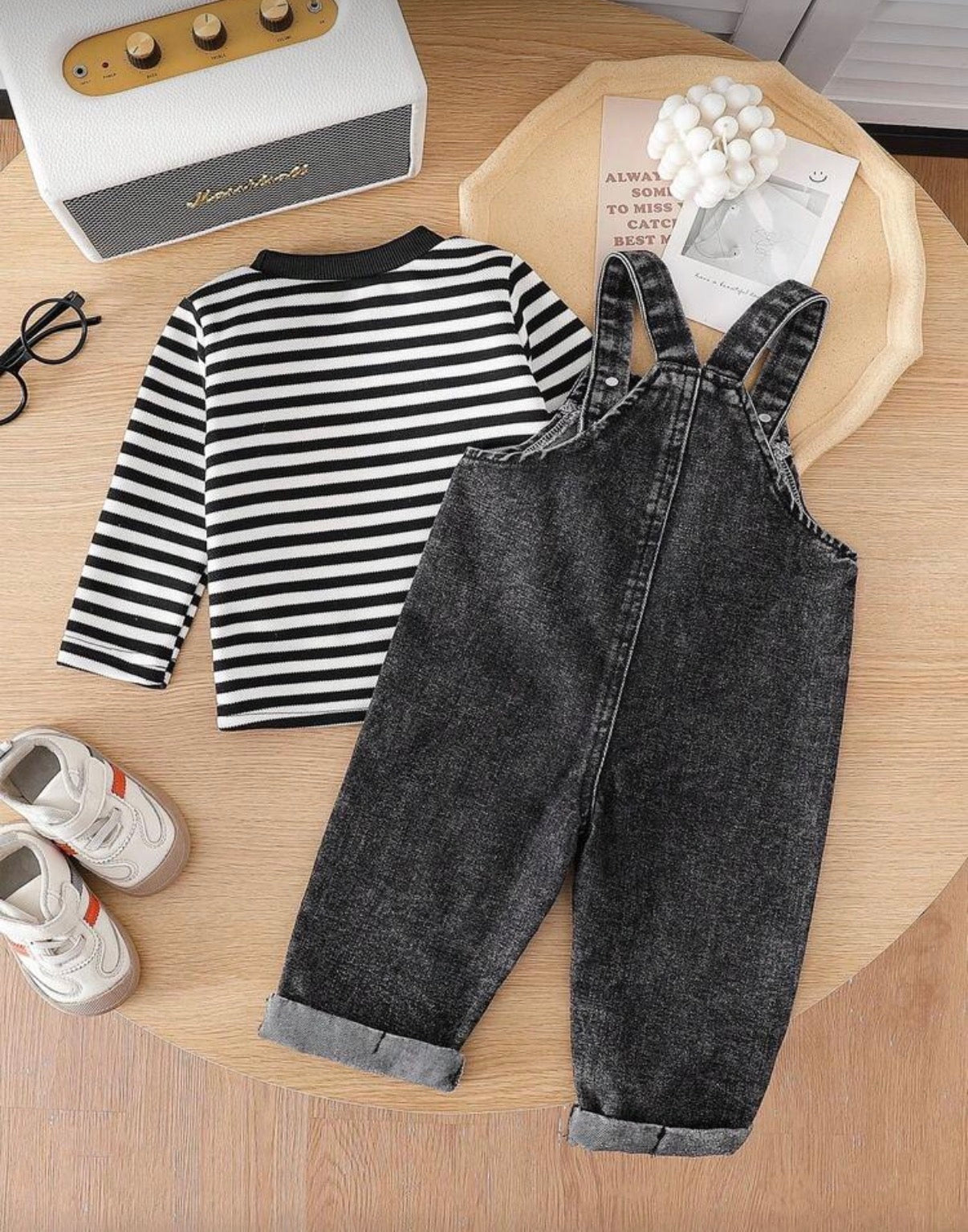 2 pcs set ( sweatshirt & jumpsuit )