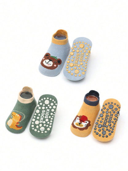 3 Pcs Anti-Slip Socks