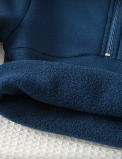 Navy Thermal Sweatshirt