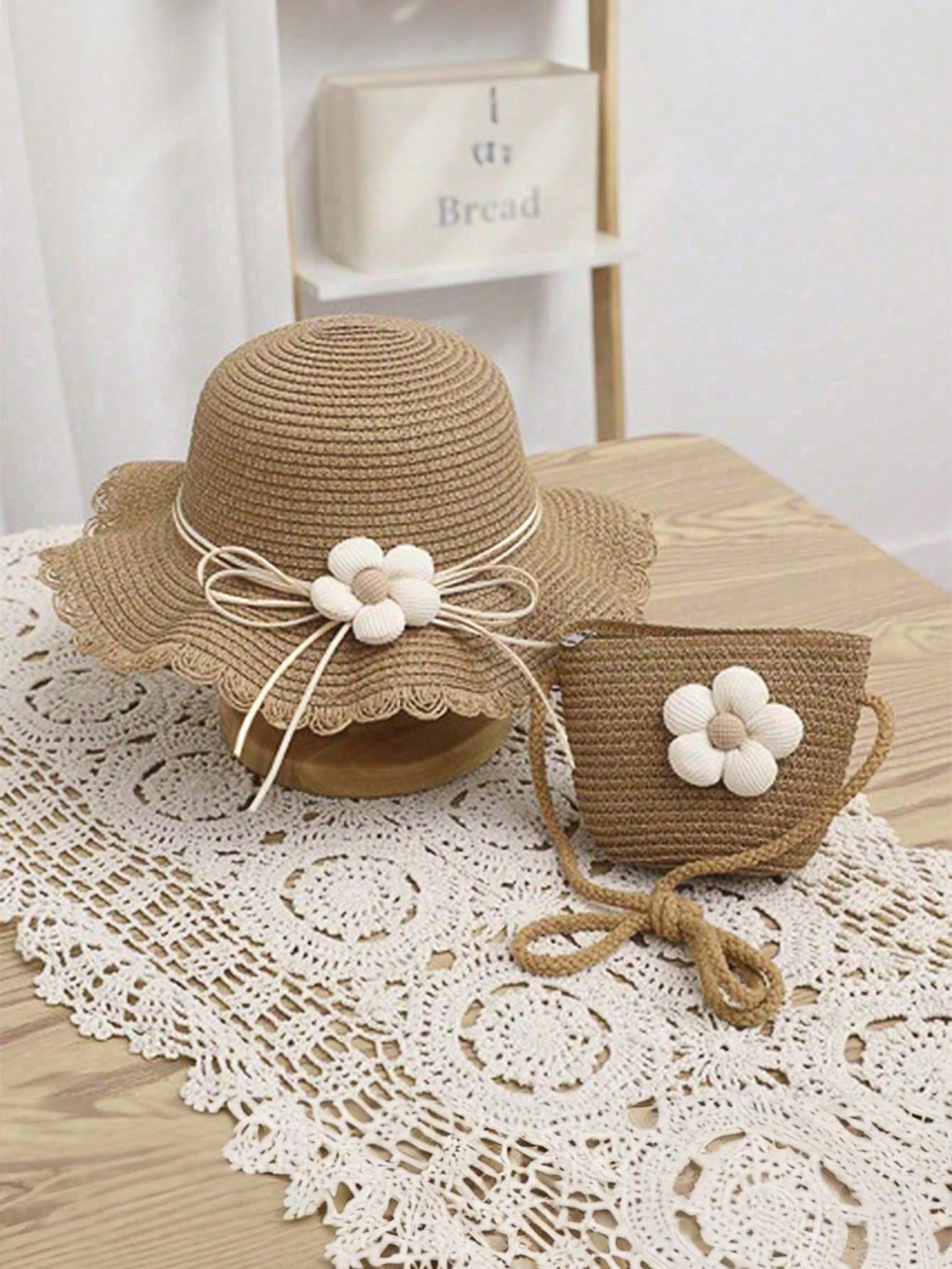Brown Hat & Bag