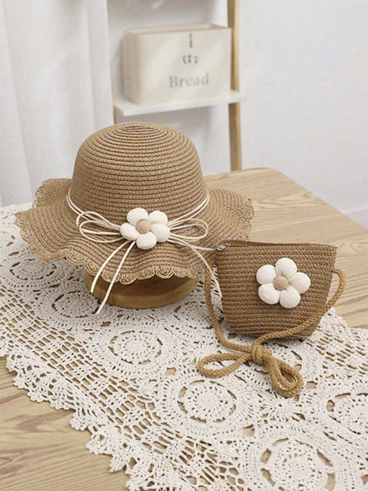 Brown Hat & Bag