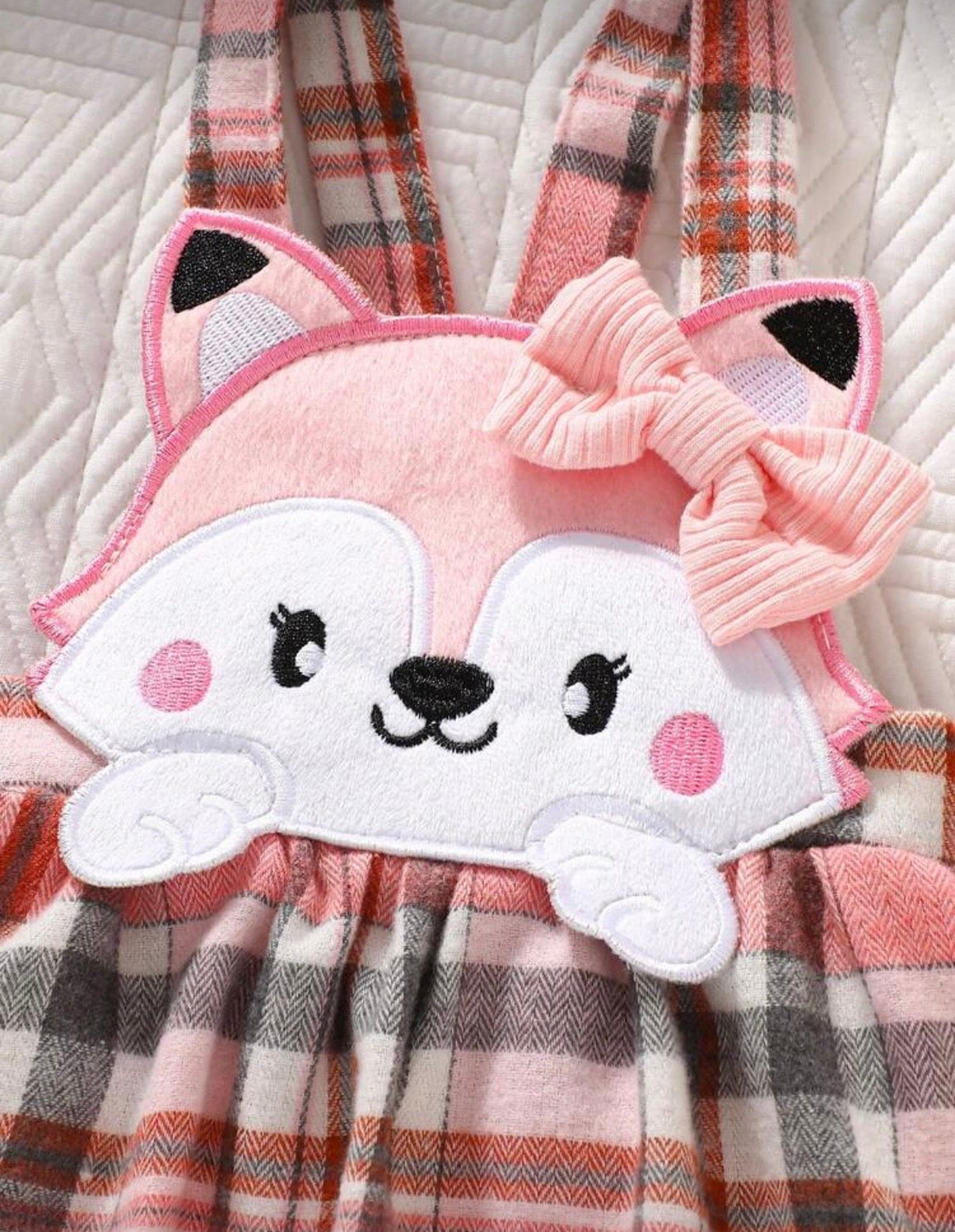 3 Pcs Set( Bodysuit & Dress & Headband )