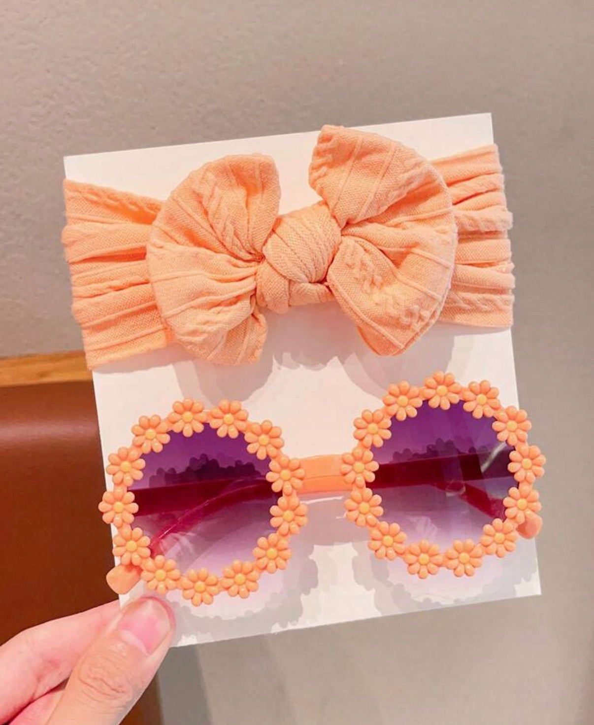 Orange Sunglasses & Headband