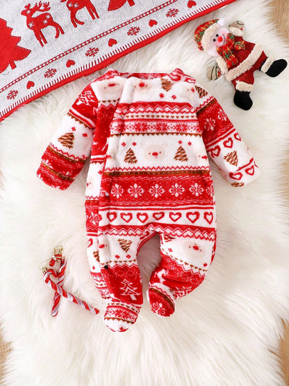 Long Sleeve Fleece Jumpsuit