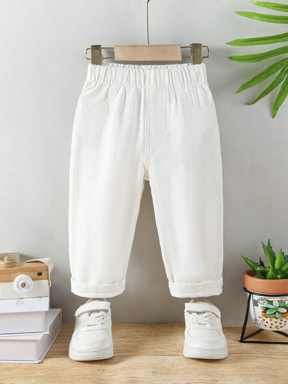 White Simple Jeans