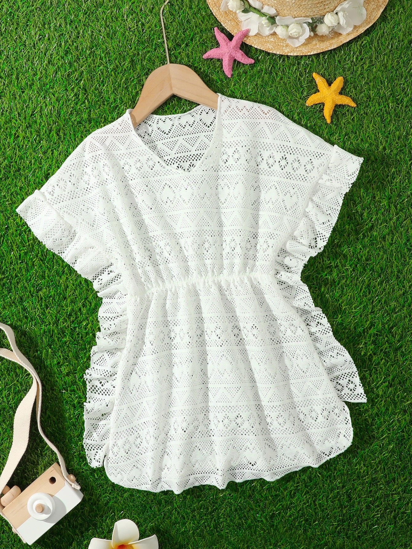 White Cover Up For Beach