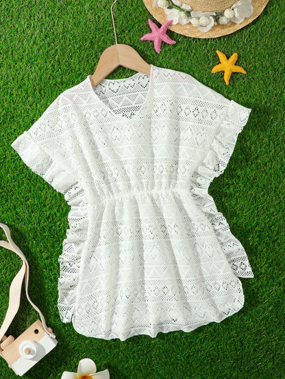 White Cover Up For Beach